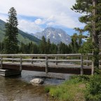 Hiking String and Leigh Lakes in the Grand Tetons