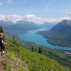 John and Katie’s Alaska RV Trip 2017: A Steep Hike up Slaughter Gulch, Byron Glacier, and a Trip Back in Time